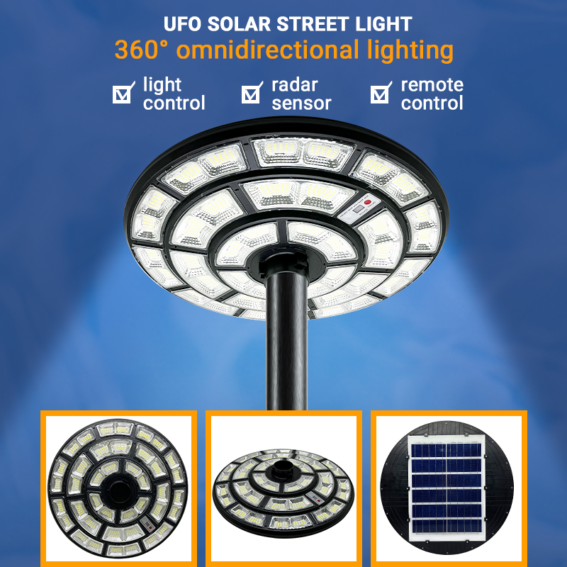 جهاز التحكم عن بعد مقاوم للماء UFO Solar Street Light